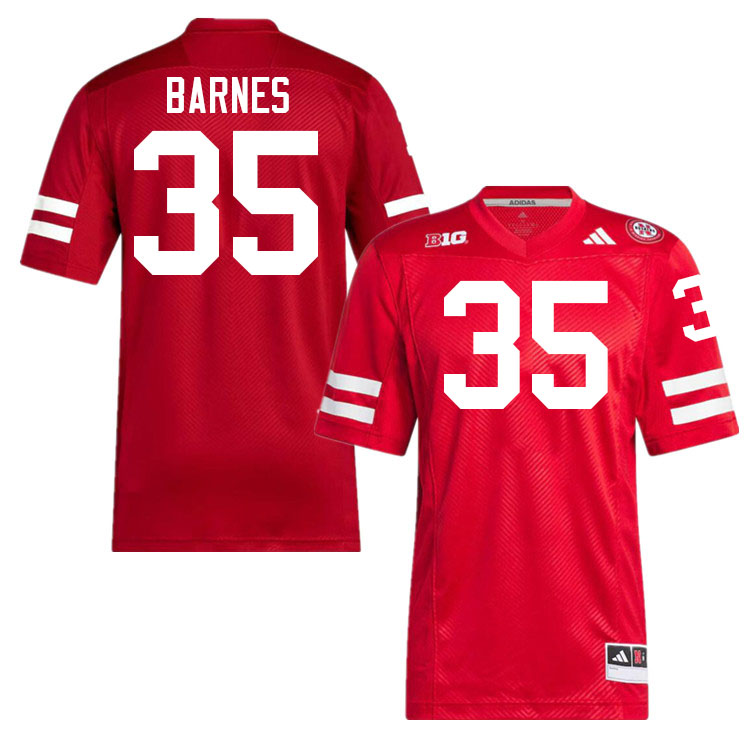 Men #35 D'Andre Barnes Nebraska Cornhuskers College Football Jerseys Stitched Sale-Scarlet